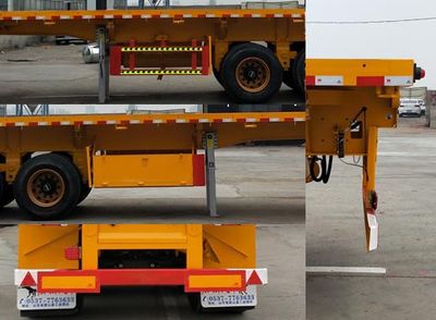 Junwei Yida Automobile BFL9401ZZXP Flat dump semi-trailer