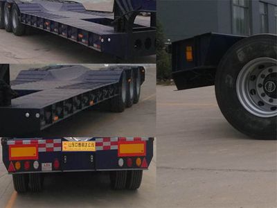 Linzhou  YDZ9400TDP Low flatbed semi-trailer