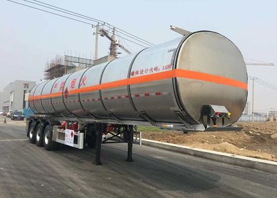 Tianming  TM9407GRYTF2 Aluminum alloy flammable liquid tank transport semi-trailer