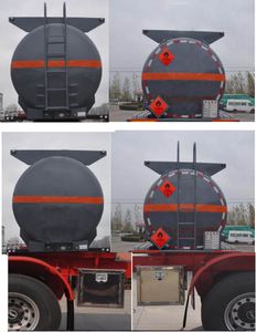 Qilin  QLG9405GRYC Flammable liquid tank transport semi-trailer