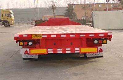 Shengyun brand automobile SRD9400TDP Low flatbed semi-trailer