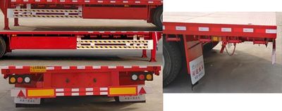 Shengyun brand automobile SRD9400TDP Low flatbed semi-trailer