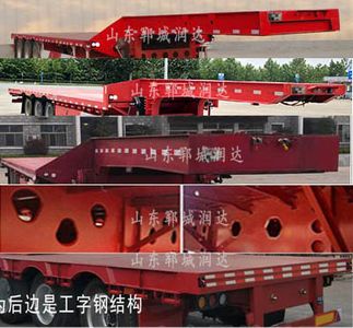 Shengyun brand automobile SRD9400TDP Low flatbed semi-trailer