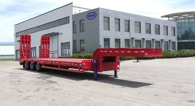 Hongshengda brand automobiles YCY9400TDP Low flatbed semi-trailer