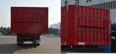 Tianjun Dejin brand automobiles TJV9400XXYN Box transport semi-trailer