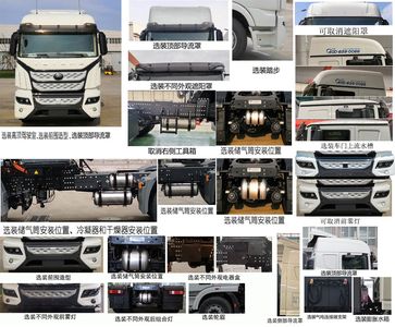 Yutong  ZKH4250P4BEV9 Pure electric semi-trailer tractor