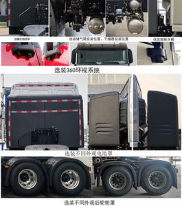 Yutong  ZKH4250P4BEV9 Pure electric semi-trailer tractor