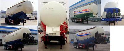 Liangyun brand automobile SLY9403GFL Low density powder material transportation semi-trailer