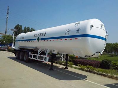 Hongtu  HT9405GDY Low temperature liquid transport semi-trailer