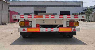 Quansheng  YCV9400TDP Aluminum alloy low flatbed semi-trailer