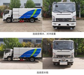 Zhongke Shangsheng Automobile ZKS5120TXSBEV Pure electric cleaning and sweeping vehicle