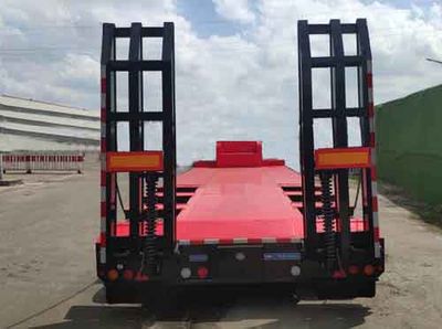 Tonghua  THT9370TDP Low flatbed semi-trailer