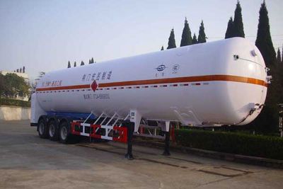 Hongtu  HT9406GDYB Low temperature liquid transport semi-trailer