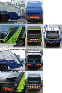 Zhonglian Automobile ZLJ5251ZYSCAE5 Compressed garbage truck