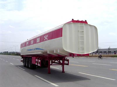 Huajun  ZCZ9290GHY Chemical liquid transportation semi-trailer