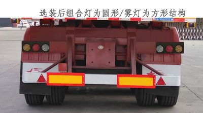 Shuyue  DSY9400ZZXP Flat dump semi-trailer