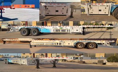 Shengyun brand automobile SRD9340TJZE45 Container transport semi-trailer