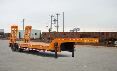 Zhengkang Hongtai brand automobiles HHT9350DP Low flatbed semi-trailer