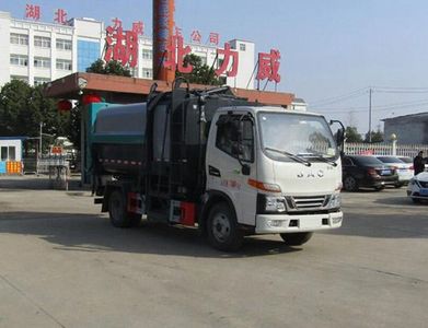 Zhongqi Liwei brand automobiles HLW5070ZZZ6HF Hydraulic Lifter Garbage truck 