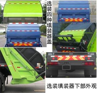 Zhonglian Automobile ZBH5180ZYSBJE6NG Compressed garbage truck