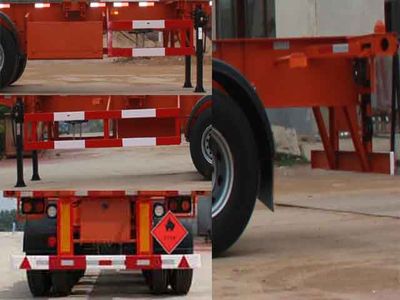 Wanqi Automobile CTD9403TWY Transport semi-trailer of dangerous goods tank frame