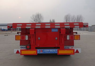 Enxin Business Brand Automobile HEX9401ZZXPE Flat dump semi-trailer