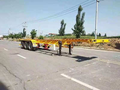 Huayuan Chengde brand automobiles HCD9400TJZ Container transport semi-trailer