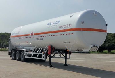 Hongtu  HT9383GDYT Low temperature liquid transport semi-trailer