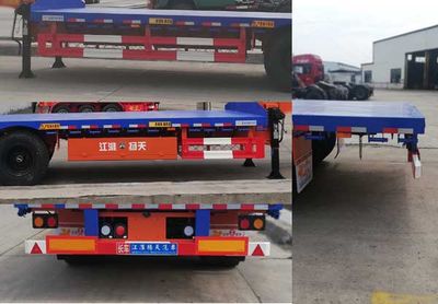 Jianghuai Yangtian  CXQ9400TDPB Low flatbed semi-trailer