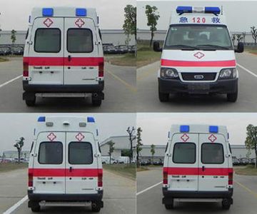 Jiangling Quanshun brand automobiles JX5034XJHZCB ambulance