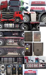 Jianghuai brand automobiles HFC5311CCYP1K5H45CS Grate type transport vehicle