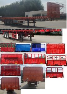 Huawei Xiangyun  CYX9401TPB Flat transport semi-trailer