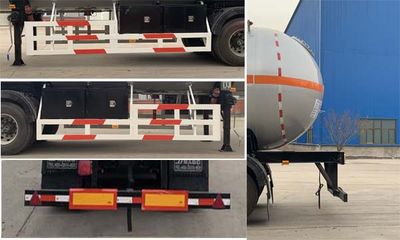 Yongkang  CXY9400GYQ Semi trailer for liquefied gas transportation