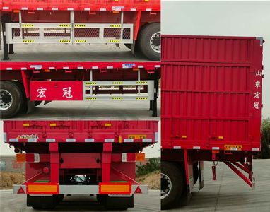 Qilu Hongguan Automobile GHG9400XXY Box transport semi-trailer