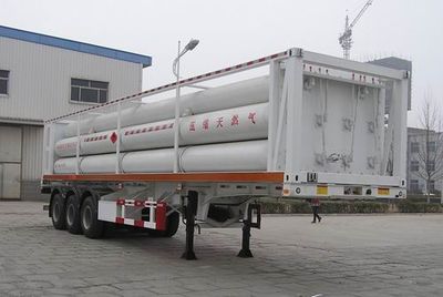 Dongyue ZTQ9400GGYHydraulic sub station high-pressure gas long pipe semi-trailer