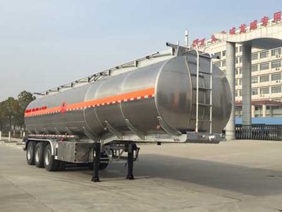 Chufei  CLQ9402GYYBA Aluminum alloy oil transport semi-trailer