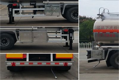 Chufei  CLQ9402GYYBA Aluminum alloy oil transport semi-trailer