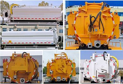 Longmu Shuangxing  LMX5110GQWZZ6HX Cleaning the suction truck