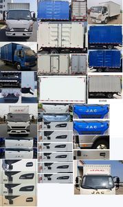 Jianghuai brand automobiles HFC5088XXYP21K1C7S Box transport vehicle