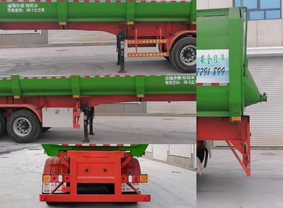 Tengyun  LLT9407GFLZ Medium density powder material transportation semi-trailer