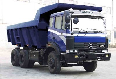 Shanghui  SH3241 Flat head cab dump truck