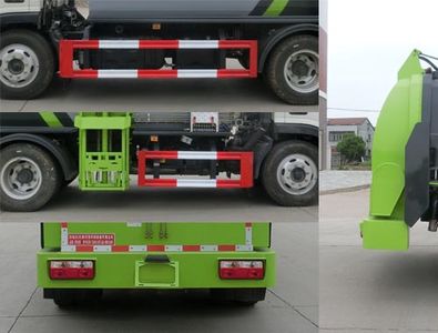 Huahuan brand automobiles TSW5120TCAB6 Kitchen waste truck