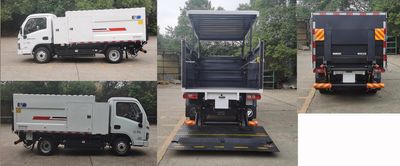 Foton  BJ5045XTYEVH1 Pure electric enclosed bucket garbage truck