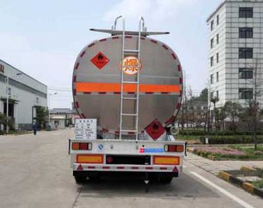 Mastercard SDW9407GRYA Aluminum alloy flammable liquid tank transport semi-trailer