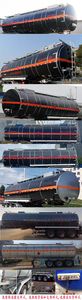 Mastercard SDW9407GRYA Aluminum alloy flammable liquid tank transport semi-trailer