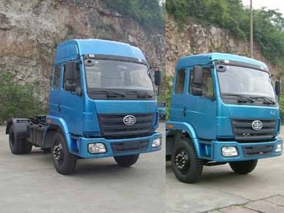 Jiefang Automobile CA4150PK2E3A95 Flat head semi-trailer tractor