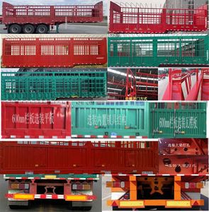 Zhongqi Aerospace Brand Automobile HTM9402CCYE Gantry transport semi-trailer