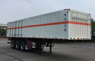 Huajun  ZCZ9400XZWBYK Miscellaneous dangerous goods box transport semi-trailer