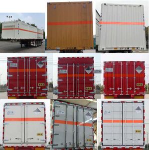 Huajun  ZCZ9400XZWBYK Miscellaneous dangerous goods box transport semi-trailer