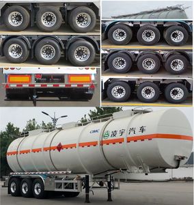 Lingyu  CLY9405GRYB Flammable liquid tank transport semi-trailer